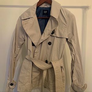 “Gap” short trench coat